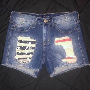 Rock & republic hula blue jean shorts size 8